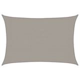 thumbnail of Toldo de vela rectangular HDPE gris claro 160 g/m² 3x4 m