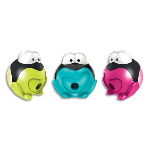 Taille-crayons Croc Croc, 1 trou, coloris assortis