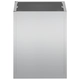 thumbnail of vidaXL Gartenblumentopf Silber Verzinkter Stahl