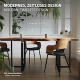 thumbnail of ML-Design Tischgestell 2er Set T-Form 60x72 cm Schwarz | Stahl, Industrial Design, Esstisch Schreibtisch Kufengestell