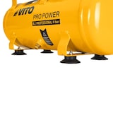 thumbnail of Compressor de ar silencioso 8L isento de óleo 8 bar 1,5 HP / 1,1 kW Inflador elétrico portátil carro VITO