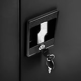 thumbnail of tectake Armario archivador con cierre de seguridad y 5 alturas  negro - 402938