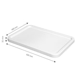 thumbnail of GILAC Couvercle pour bac renforcé 600 x 400 - - L - Blanc G193321