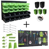 thumbnail of Wandregal Stapelboxen Werkzeughalter Hakenset 52 tlg