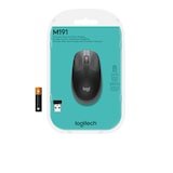 thumbnail of Logitech Rato M190 Mouse M190 Full Size Optical Wireless Wireless Wireless Mouse Charcoal Grey