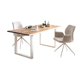 thumbnail of SalesFever eettafel 120 x 80 cm | tafelblad acacia 35 mm | U-frame metaal