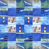 thumbnail of Home Fashion, Maritime Collage, Lunch-Servietten aufgefaltetes Maß 33 cm x 33 cm, im Viertelfalz, 20 Stück pro Pack, 12 Pack pro Karton
