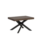 thumbnail of Ausziehbarer Tisch 90x120/224 cm Gestell Volantis Walnuss Anthrazit