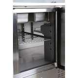 thumbnail of vaiotec saladette / 2 compartimentos con tapa cuadrada de cristal, 900 x 700 mm