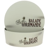 thumbnail of CREAPAK Balade gourmande boite - carton ronde empilable  ø26x9 cm - carton de 20
