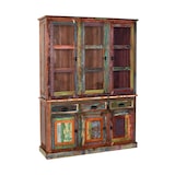 thumbnail of SIT Möbel Dressoir | 3 Deuren, 3 Laden | Oud hout gelakt | gekleurd | B 140 x D 40 x H 80 cm | 09103-98 | Serie RIVERBOAT