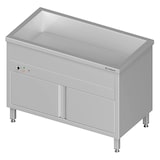 thumbnail of Stalgast Edelstahl Bain-Marie Standgerät mit geschlossenem Unterbau und einem Becken, für 4x GN1/1410x600x850 mm