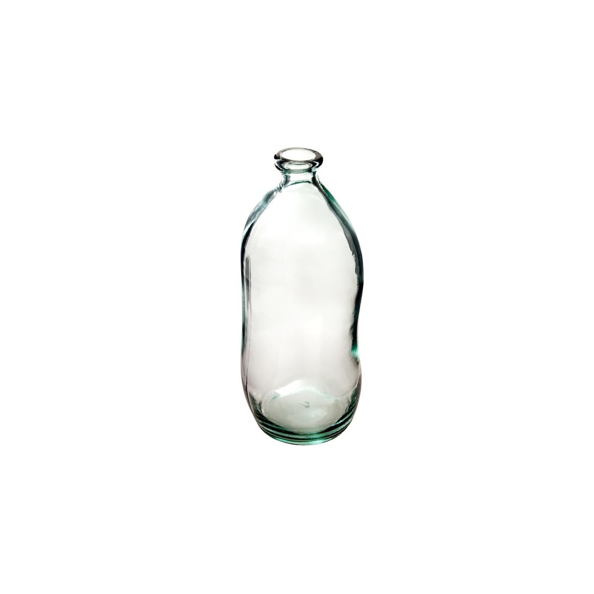 Vase bouteille en Verre recyclé H 35 cm