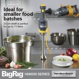 thumbnail of Hamilton Beach Commercial® - BigRig™ compacte staafmixer met staaf van 23 cm - HMI009