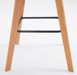 thumbnail of 2er Set Barhocker Metz Kunststoff natura/grau
