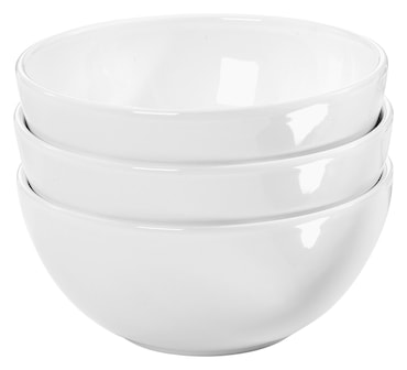 aro Ciotola, gres, Ø 14.6 cm, lucido, bianco, 6 pezzi