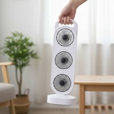 thumbnail of WellHome - Juego de 4 Ventiladores de Mesa USB 3W de 3 Velocidades en color Blanco 37x12x8,3cm