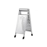 thumbnail of Karl Weis Klappreibe ultrasch. fein, mittel, grob, Edelstahl, 24,1 x 9 x 2,7 cm