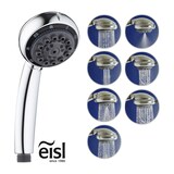 thumbnail of EISL Handbrause VITAL, 1/2` Wellness Duschkopf mit 7 Strahlarten und Wassersparfunktion, Brausekopf mit Antikalk-Noppen