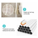 thumbnail of Estantería sobre WC almacenamiento, Blanco, 160x47x25cm