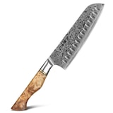 thumbnail of Hezhen - Cuchillo Santoku de Damasco - Serie B30 Master