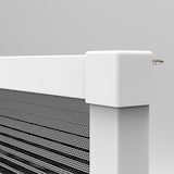 thumbnail of Fliegengitter Insektenschutz Dachfenster Plissee Alurahmen Bausatz,