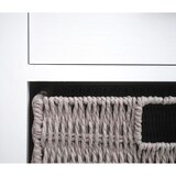 thumbnail of Kommode HWC-K84 mit Körben, Schrank Schubladenschrank, Holz 83x40x29cm ~ weiß, Körbe grau