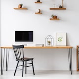 thumbnail of Relaxdays Hairpin Legs, 4er Set, 3 Streben, Metall, Haarnadel Tischbein für Hocker, Tisch & Schrank, 71 cm hoch, schwarz