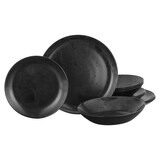 thumbnail of CreaTable Diana Schwarz Tellerset 12-tlg Glas