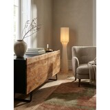 thumbnail of Sideboard Akazie Massivholz 180x75x45 cm Anrichte Schwarz mit Baumkante, Kommode mit Türen, Kommodenschrank Flurschrank Modern, Standschrank
