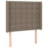 thumbnail of vidaXL Boxspringbett mit Matratze & LED Taupe 100x200 cm Stoff