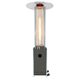thumbnail of APANA Gasheizer 12,5 kW Bellamente Cristal praktischer Gasheizstrahler für Terrasse Garten Balkon mit Umkippsicherung & Abschaltautomatik in schwarz