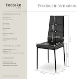 thumbnail of tectake Set di sedie per sala da pranzo Julien - 402541