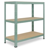 thumbnail of shelfplaza HOME Schwerlastregal 100x60x50 cm in grün mit 3 Böden und 175 kg Traglast pro Boden