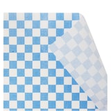 thumbnail of MONOUSO - Fettdichtes Einwickelpapier “Vichy” Blau 20x24,5cm (1.000 Stück)