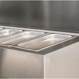 thumbnail of Gasfrit - Mesa Ensaladera Refrigerada de Preparación 3 Puertas 2020 x 800 x 1085 mm para Cubetas GN 1/3 | Mesas Saladette de acero inox