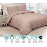 thumbnail of DoubleDry 2 in 1 Dekbed 240x200 - Lits Jumeaux wasbaar dekbed zonder overtrek - taupe