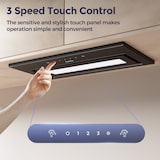 thumbnail of CIARRA onderbouw afzuigkap, inbouw afzuigkap 460 m³/u 52cm Touchbediening & handgebarenbediening, afvoerlucht & recirculatie VM5931B