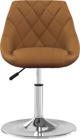 thumbnail of vidaXL Esszimmerstühle 4 Stk. Drehbar Braun Samt