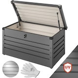 thumbnail of Gardebruk Metall Auflagenbox 360L abschließbar Kissenbox Gartentruhe Gerätebox