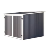 thumbnail of SVITA Fahrradgarage Bicycle Fahrradhaus Fahrradbox Bike box 5,6m³ Metall Dunkelgrau