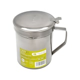 thumbnail of Grasera Acero Inoxidable Para Carne, Aceitera Aceite Usado 0,5 lts. Con Colador y Tapa, Recipiente Reciclaje Aceite Usado Carne