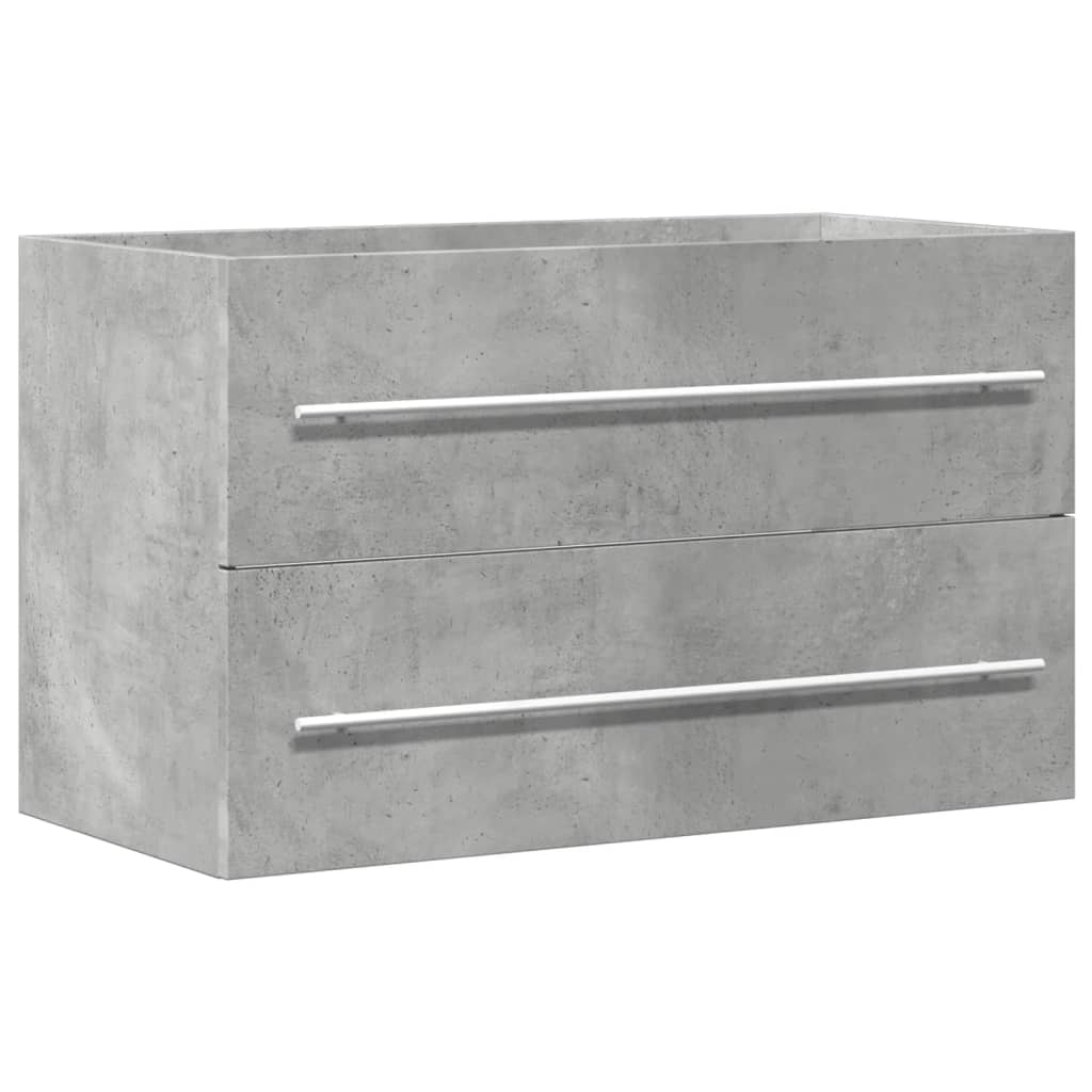 vidaXL Waschbeckenunterschrank Artisan-Eiche 80x38,5x48 cm