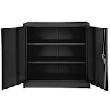 thumbnail of tectake Armoire métallique à dossiers 3 étagères 90x40x90cm - noir - 402941
