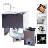 thumbnail of DE BUYER fumoir inox 2 niveaux 60x40cm 3441.60