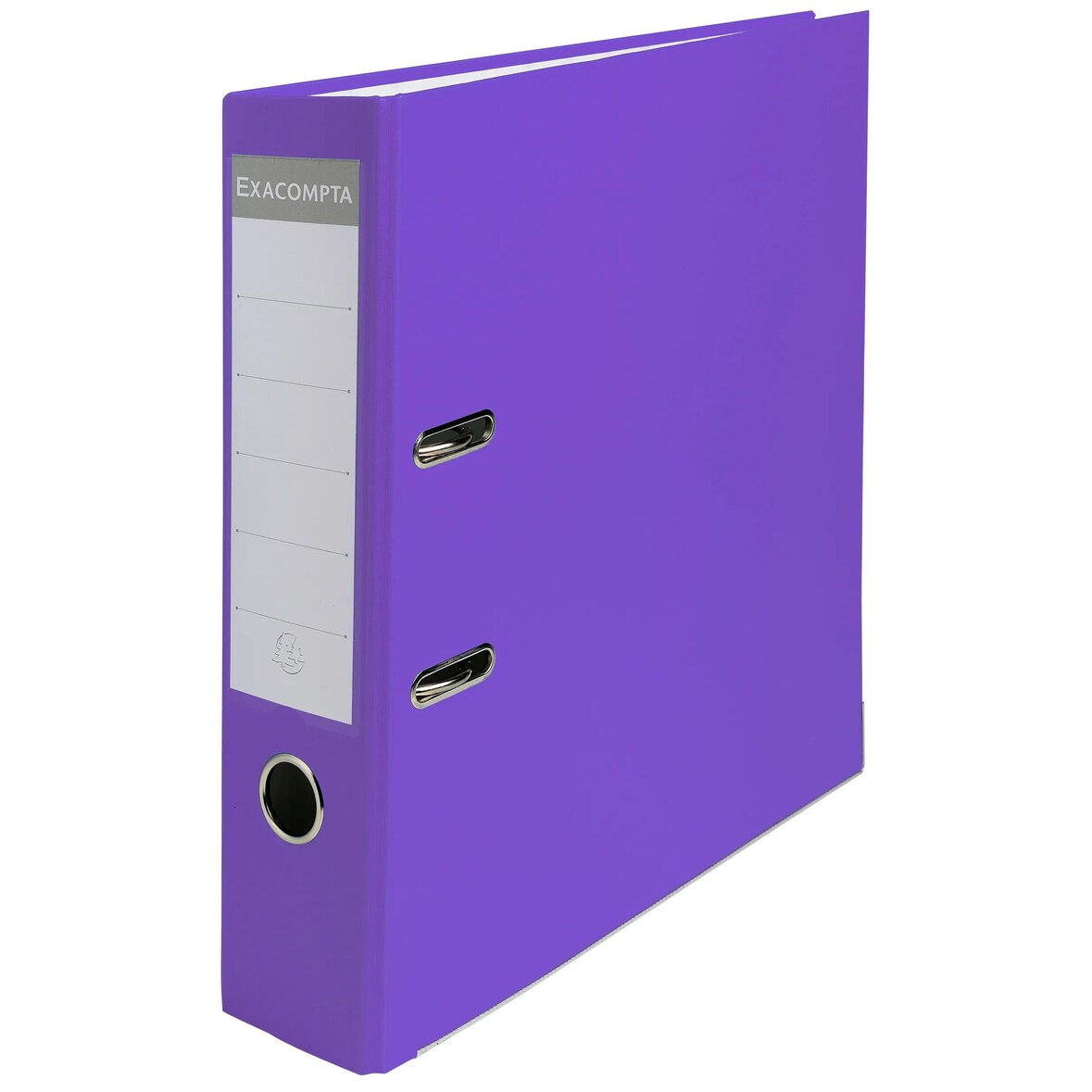 Exacompta - Réf. 918417B - Carton de 20 classeurs à levier A4 - Dos 80mm - Mécanique 80mm - 32 x 29 x 8 cm - Lilas