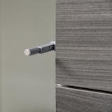 thumbnail of HOMCOM Aparador de Cocina con 2 Puertas 2 Cajones Marco de Blanco Brillante Estante Ajustable Apertura a Presión Armario de Almacenamiento 79x36x74 cm