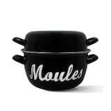 thumbnail of Marmite A Moule - Menastyl - 3645563 - En Acier émaillé - Noir - 18 Cm - Avec écritures - Tous Feux Dont Induction