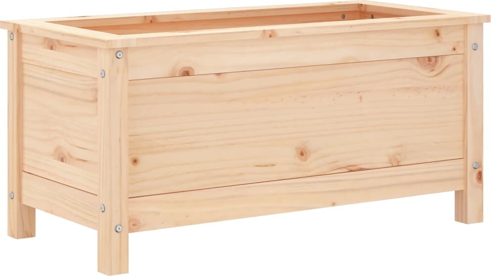 vidaXL Pflanzkübel 82,5x40x39 cm Massivholz Kiefer