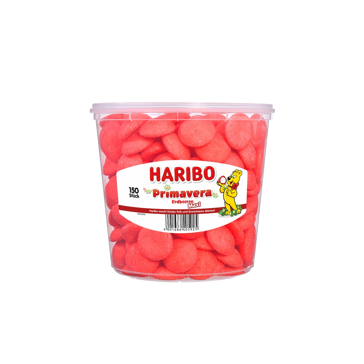 Haribo Primavera Erdbeeren 150 Stück (1,05 kg)